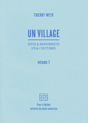Un village - volume 1 - Couverture