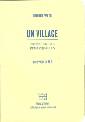 Un village - Hors-série #3 - Couverture